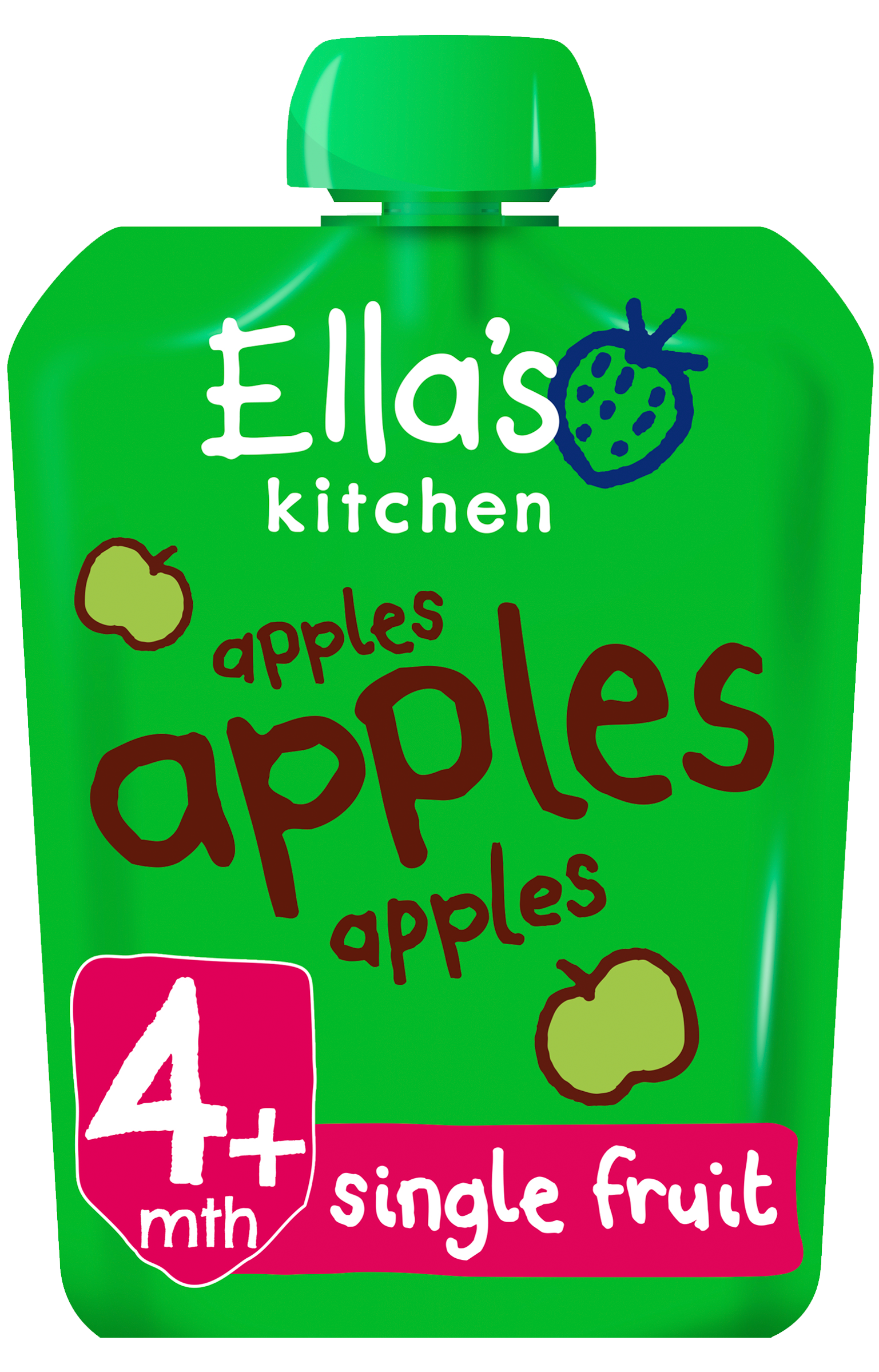 Ellas kitchen apples apples apples pouch front of pack O