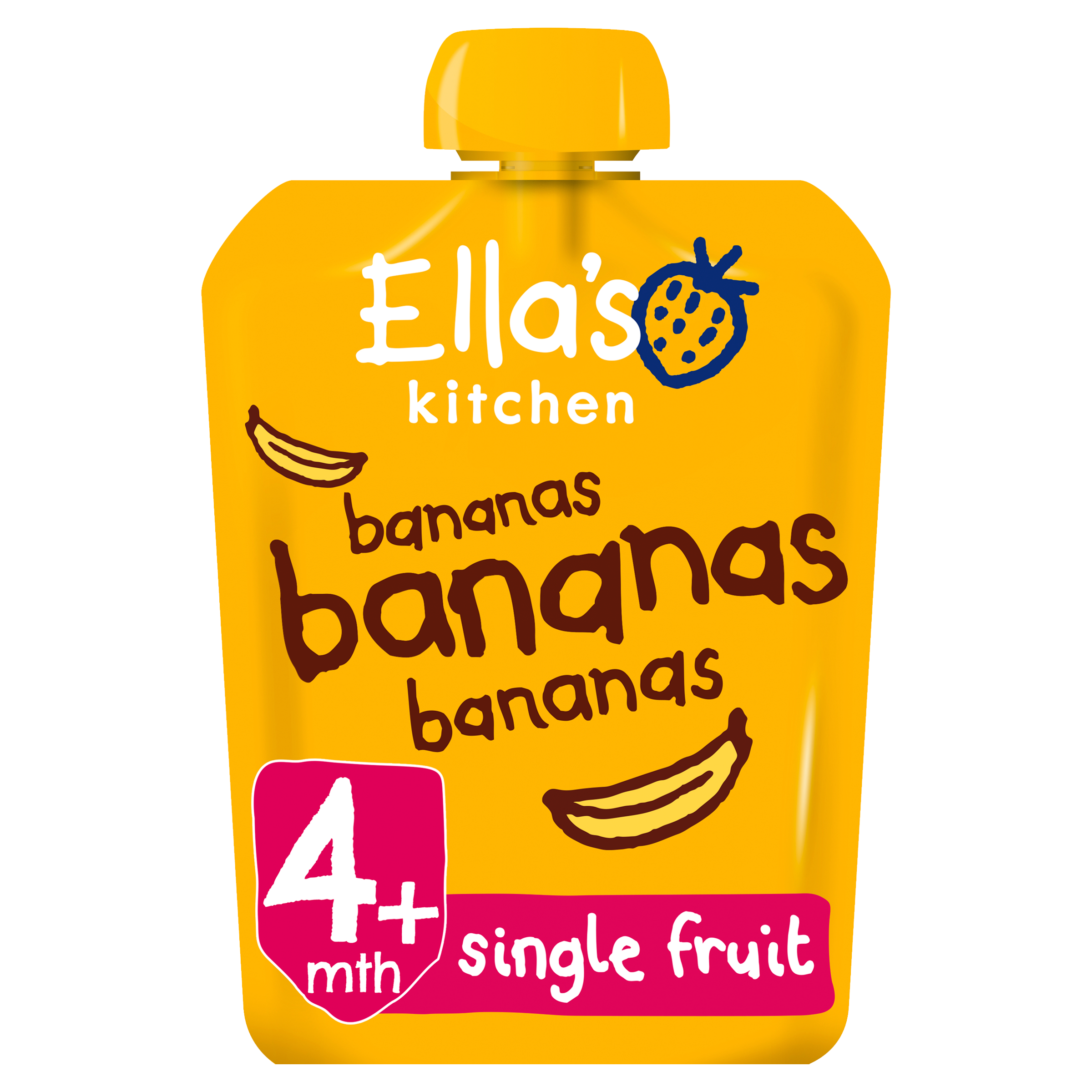 Ellas kitchen bananas bananas bananas pouch front of pack O