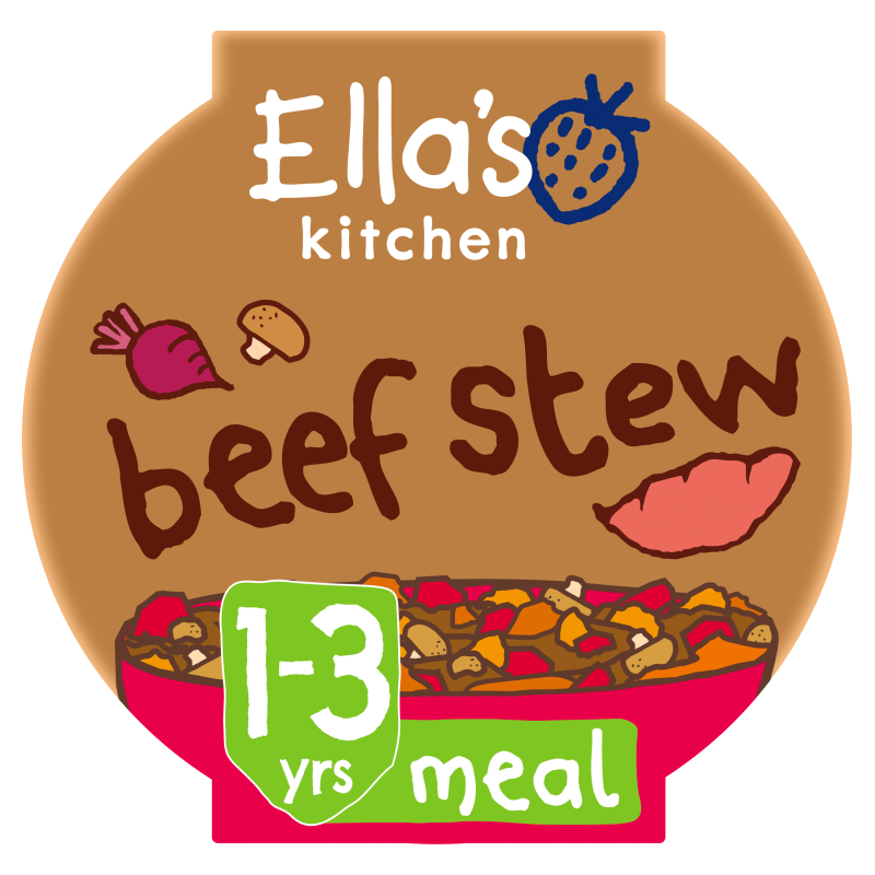 Ellas kitchen beef stew pot 1 3 years front of pack O