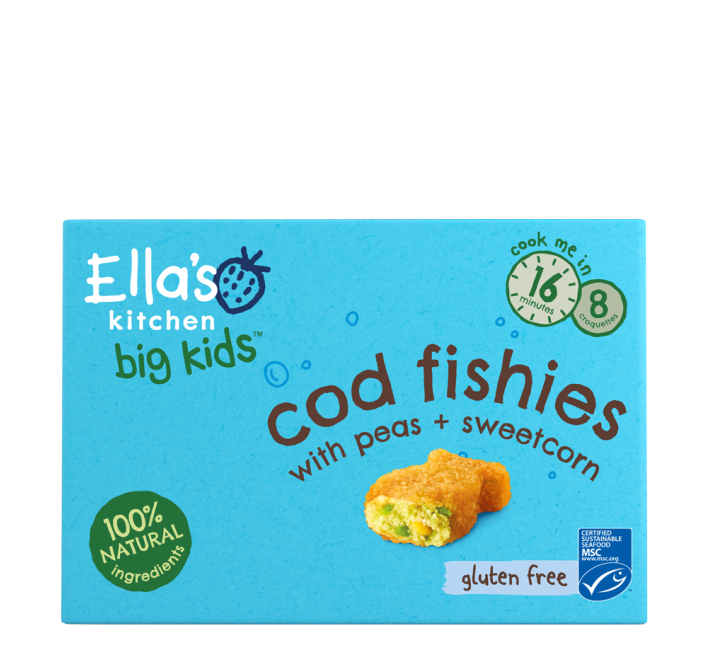 Ellas kitchen cod fishies frozen Front of pack 3