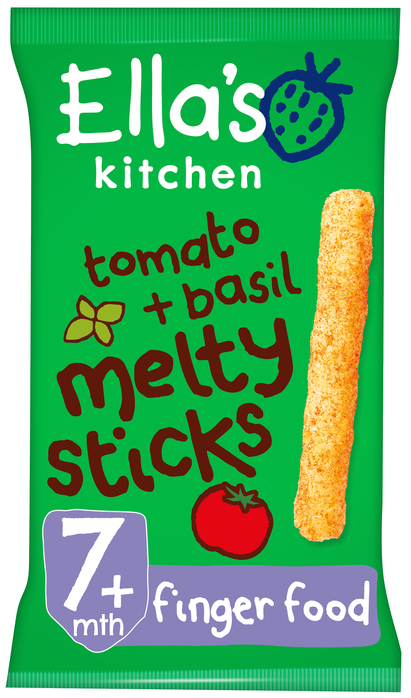 Ellas kitchen melty sticks tomato basil bag front of pack O