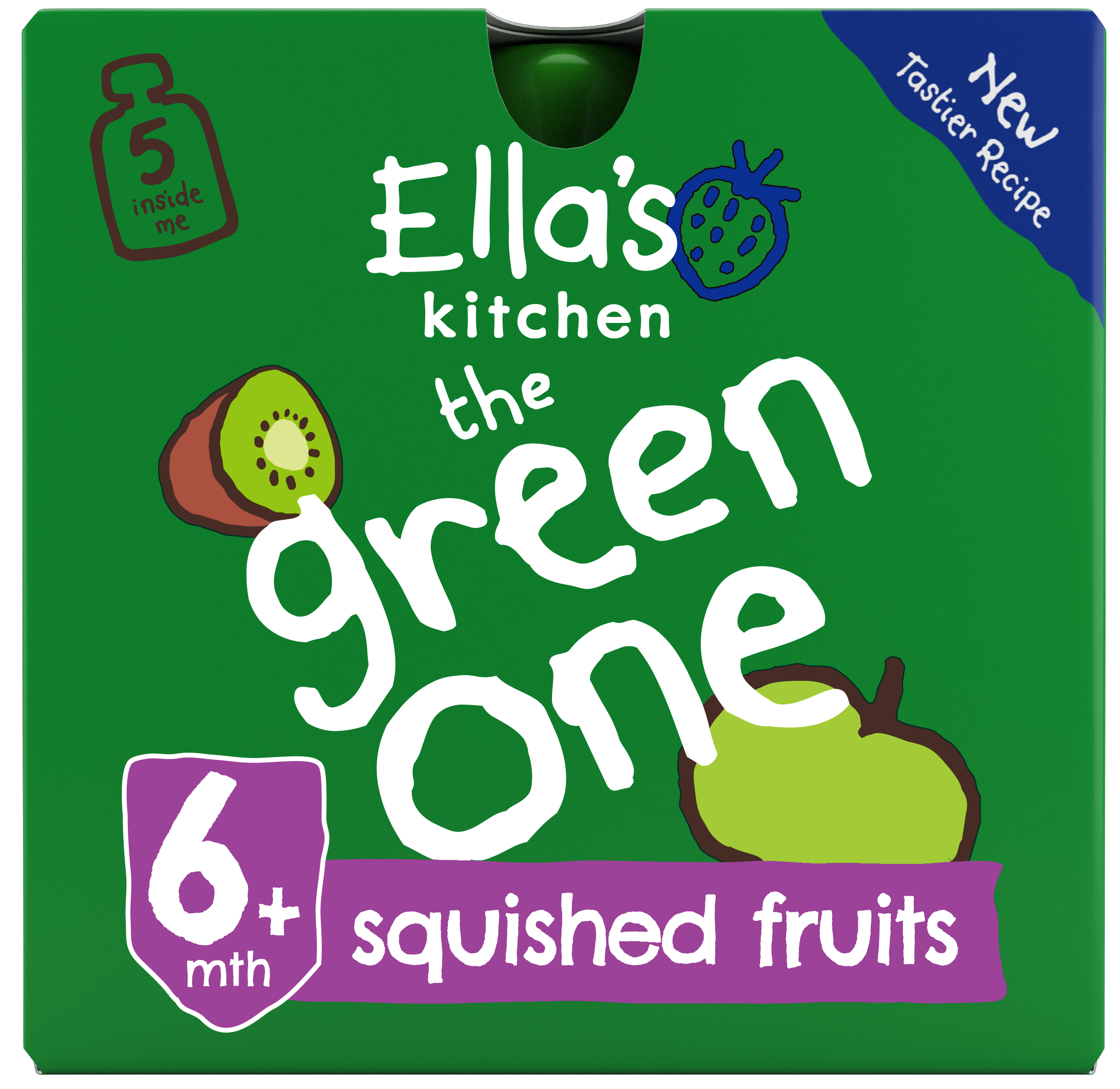 Ellas kitchen the green one smoothie front of pack O