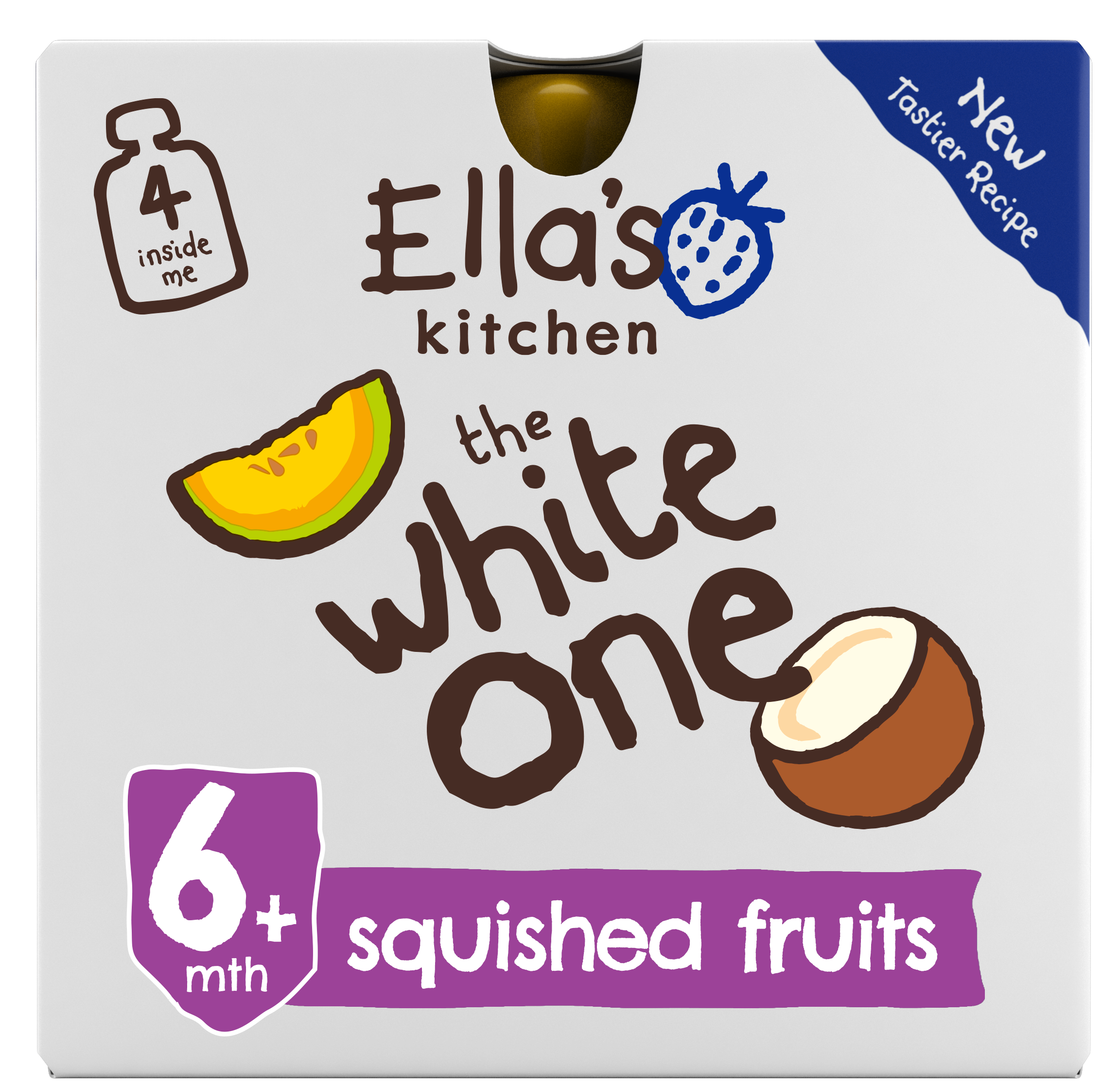Ellas kitchen the white one smoothie front of pack O
