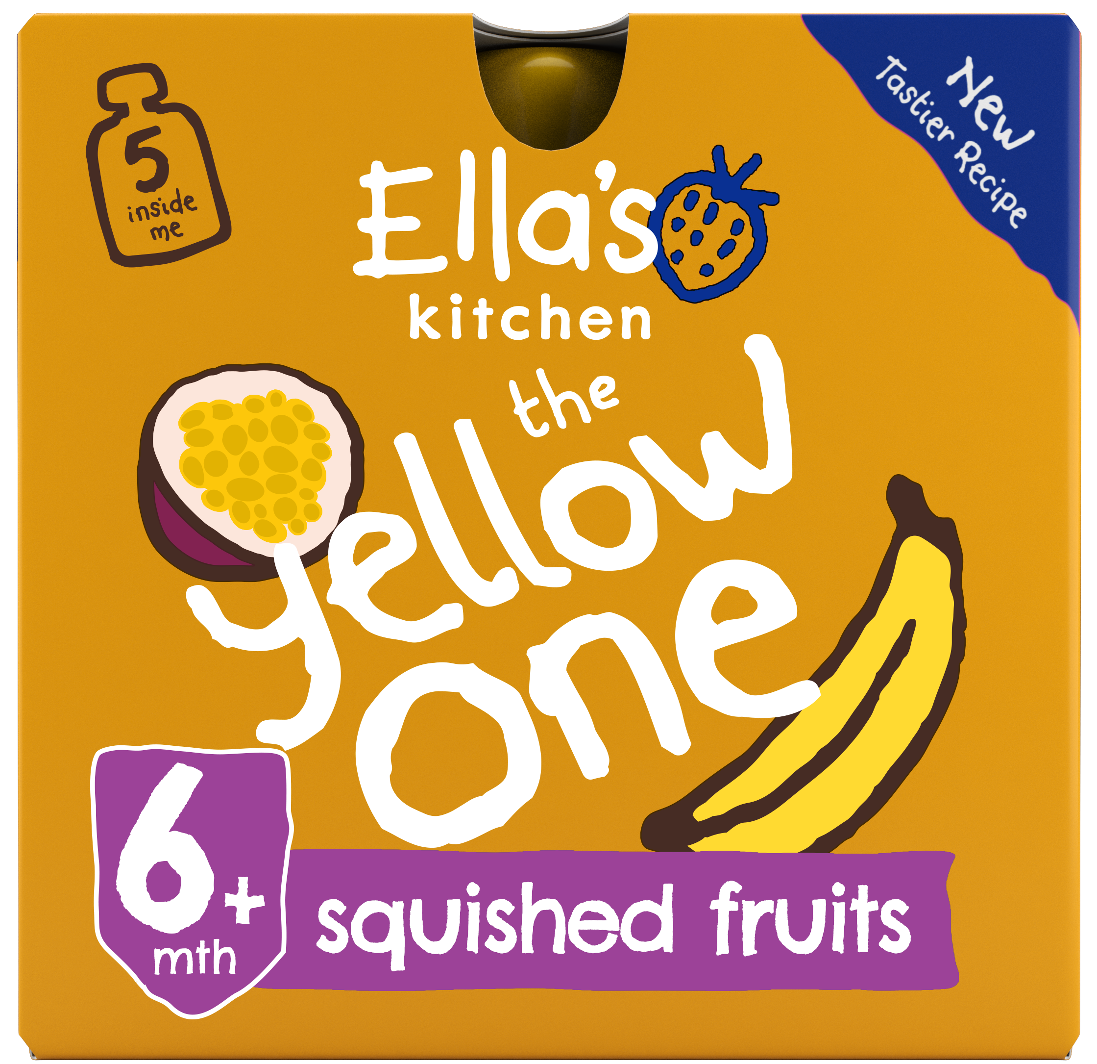 Ellas kitchen the yelloe one smoothie front of pack O