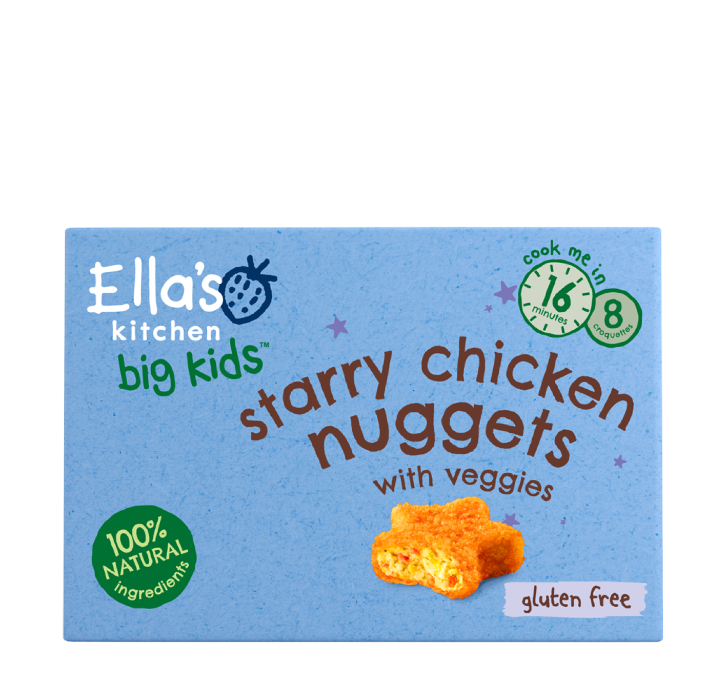 Ellas kitchen starry chicken nuggets frozen front of pack 3