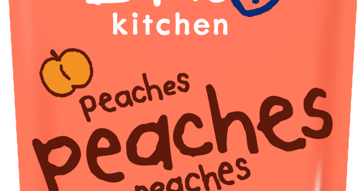 Peach Baby Puree Baby Food Pouch Ella's Kitchen