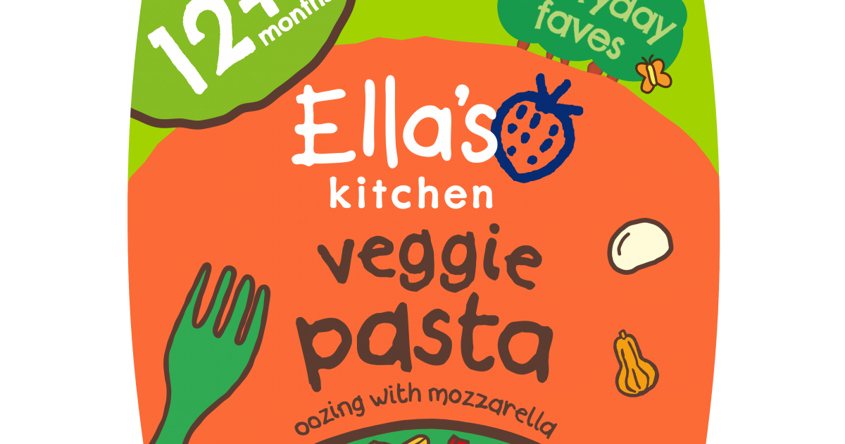 Cheesy Veggie Pasta Toddler Meal Ella's Kitchen
