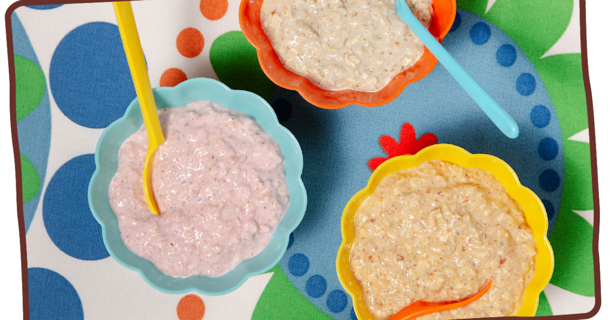 three ways with oats- coconut + pear overnight oats | Ella's Kitchen