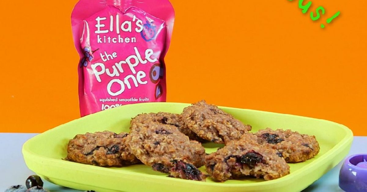 Blueberry Cookies Recipe for Toddlers | Ella's Kitchen
