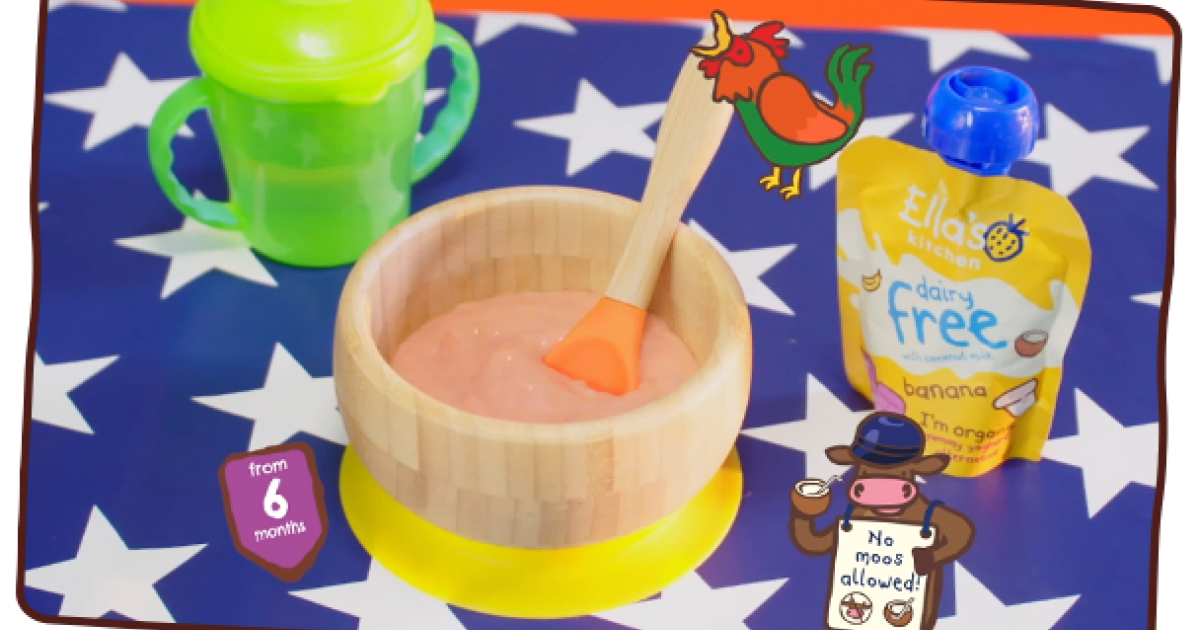 Fruit Puree Brekkie Recipe For Babies | Ella's Kitchen