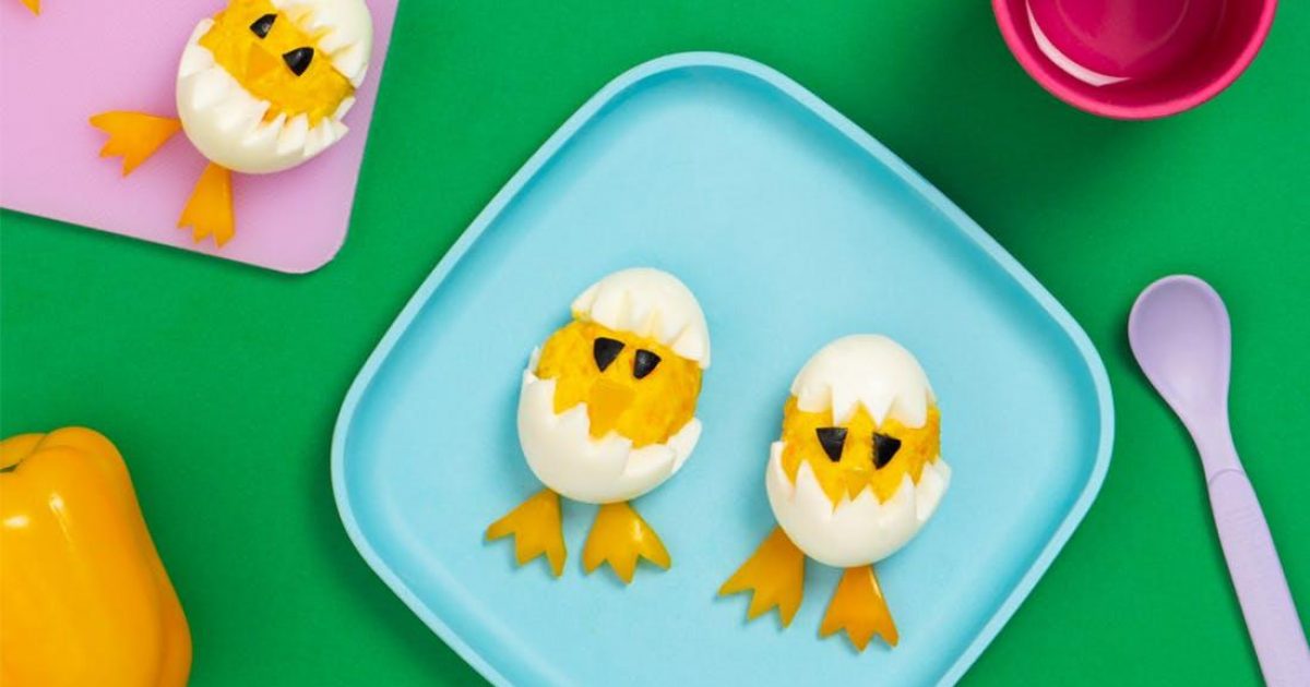 Devilled Egg Easter Recipe for Toddlers | Ella's Kitchen