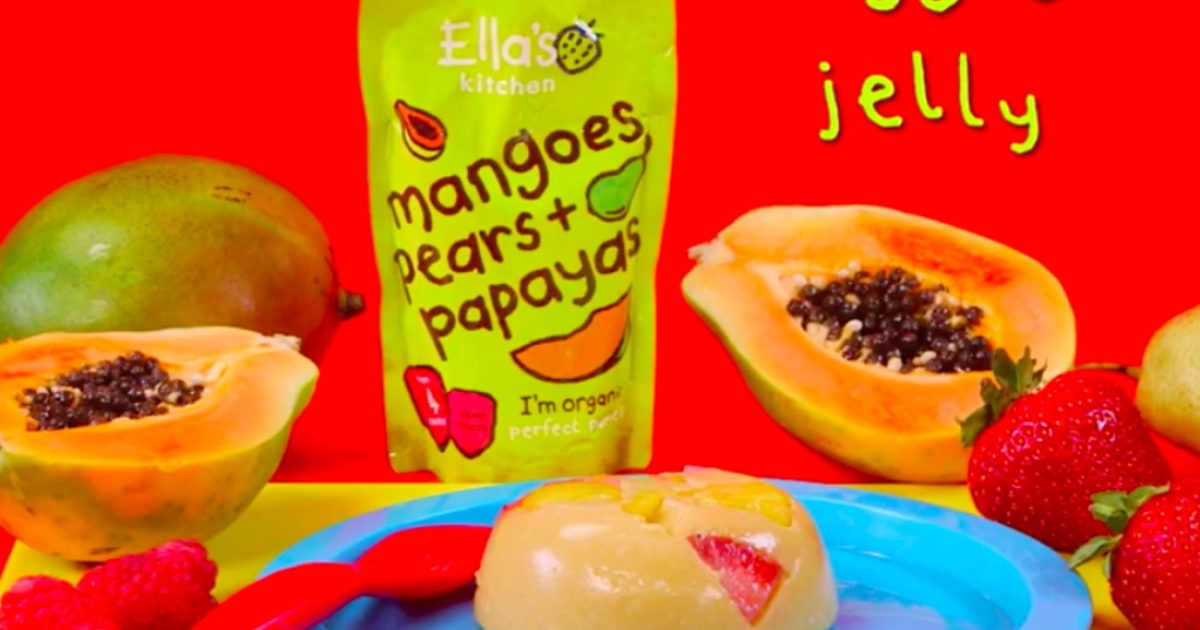 Mango + Papaya Jelly Recipe for Babies Ella's Kitchen