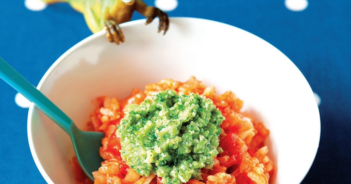 Baked Pesto Risotto Recipe | Ella's Kitchen